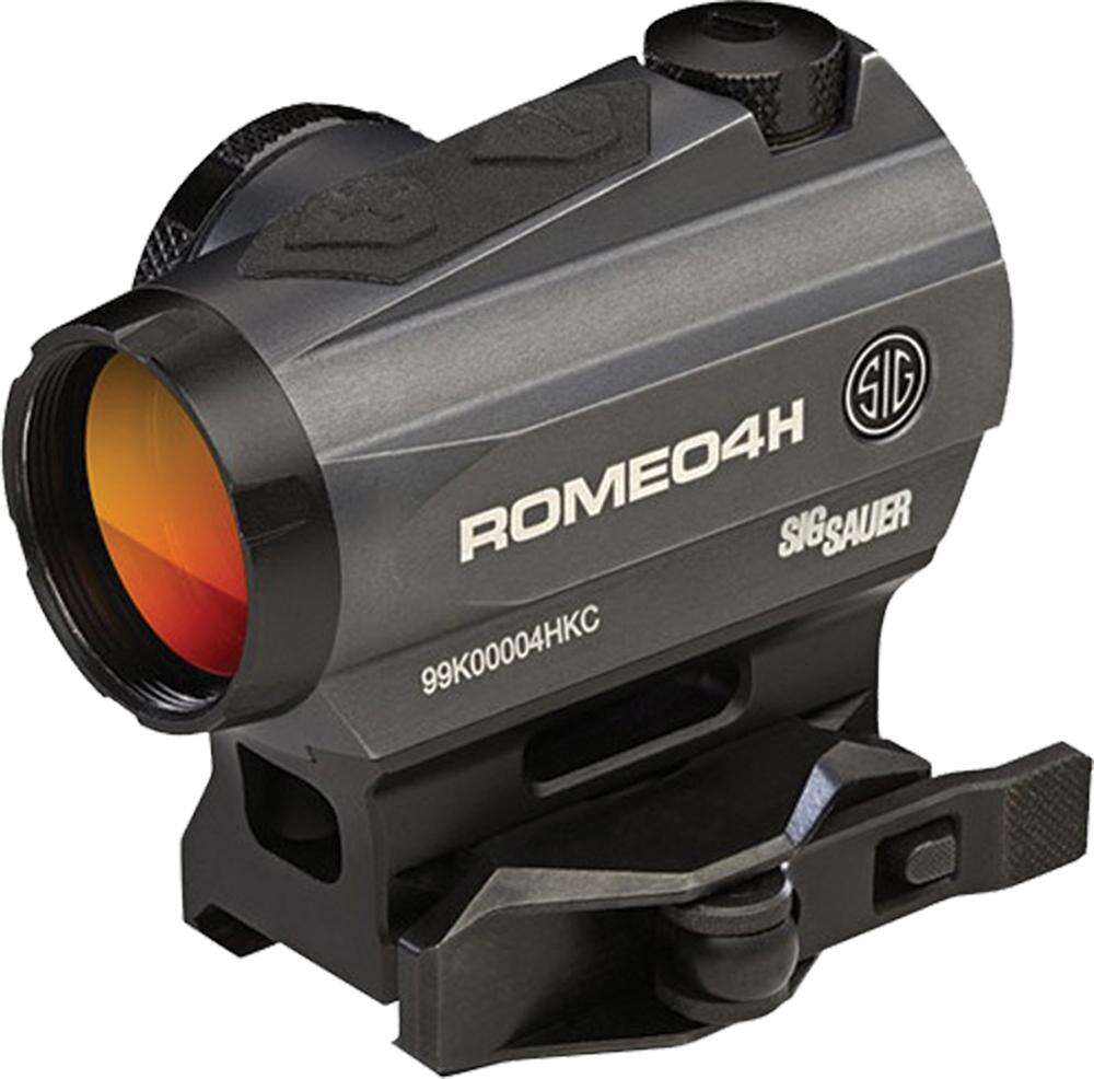 Sights Lasers Sig Sauer Ready Series ROMEO4H RED DOT GRN HORSE SHOE DOT 0.5 MOA ADJ GRAPHITE